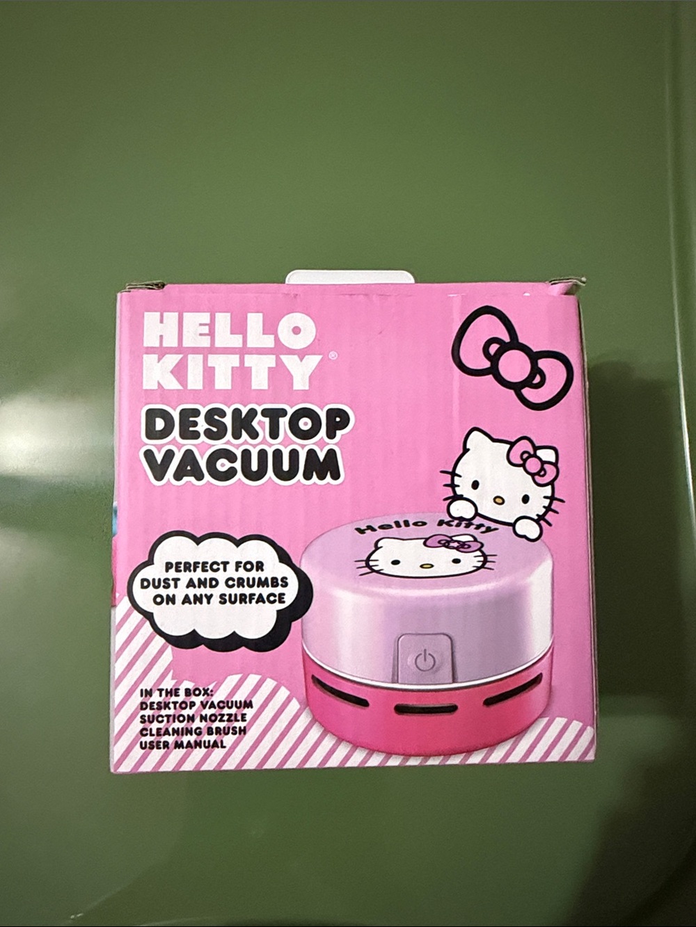 Hello Kitty Pink and White Desktop Vacuum Cleaner